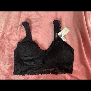 2xl Black Lace Bralette BNWT